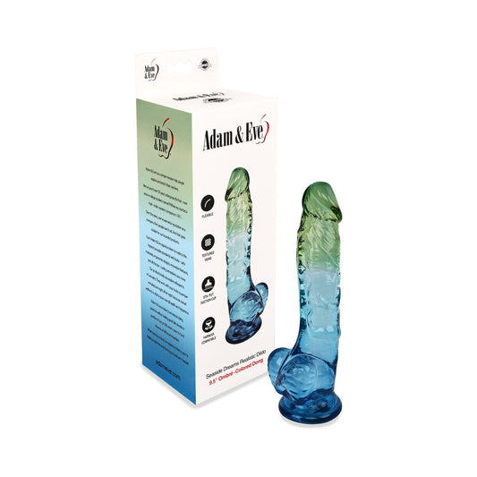 ADAM & EVE SEASIDE DREAMS REALISTIC DILDO 9.5 IN.