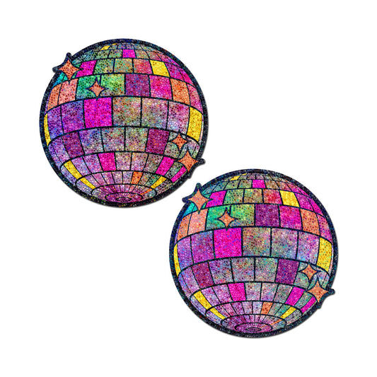 PASTEASE - DISCO BALL NIPPLE COVERS SHIMMERING GLITTER PASTIES
