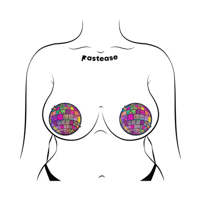 DISCO BALL NIPPLE COVERS SHIMMERING GLITTER PASTIES