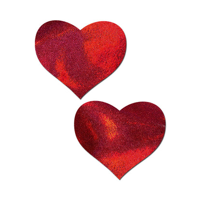 PASTEASE - EVERYDAY REUSABLE: LIQUID RED HEART PASTIES