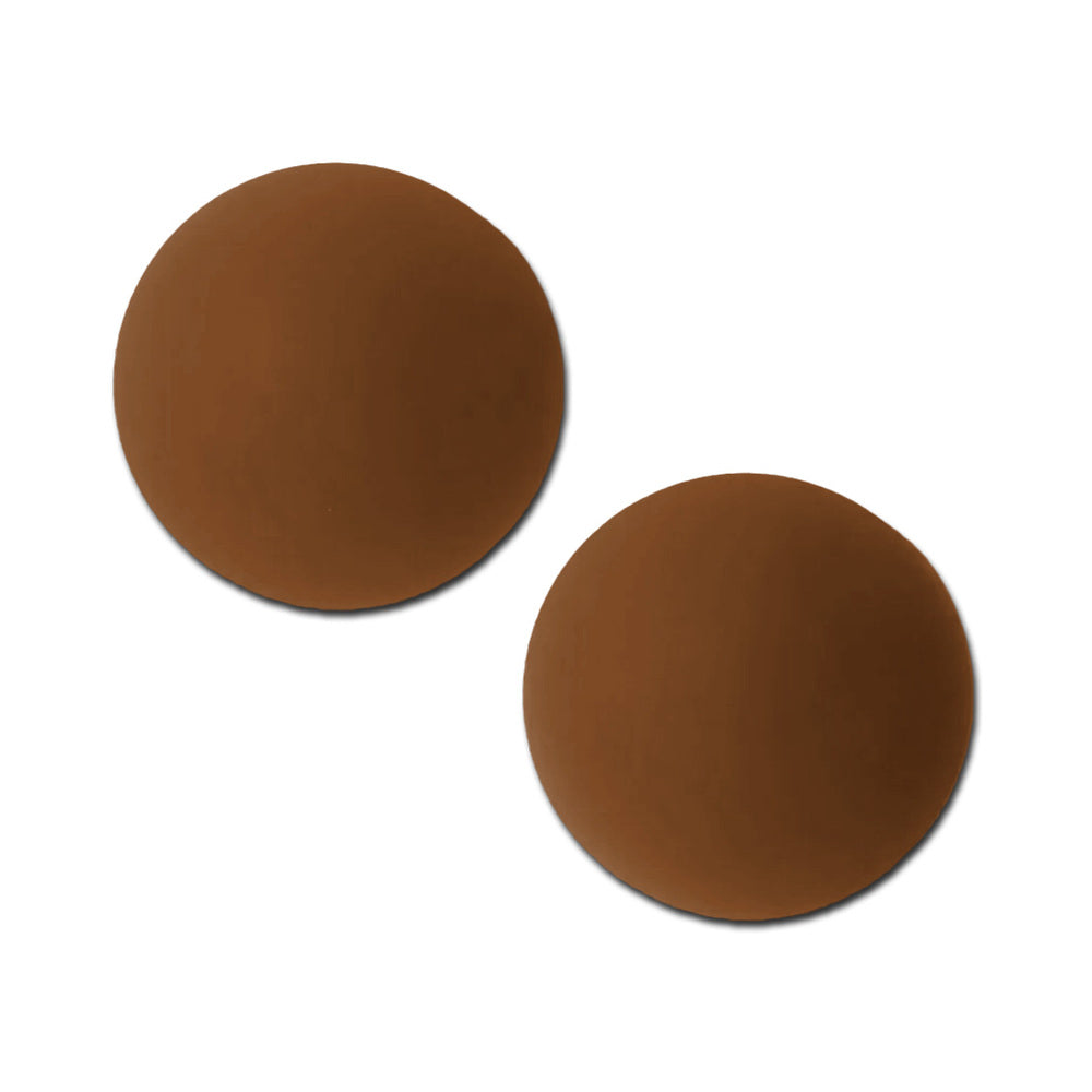 PASTEASE HALOS REUSABLE STICKY ADHESIVE SILICONE NIPPLE COVER DARK SMALL A-C CUP