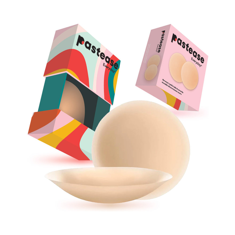 PASTEASE - HALOS REUSABLE STICKY ADHESIVE SILICONE NIPPLE COVER LIGHT SMALL A-C CUP
