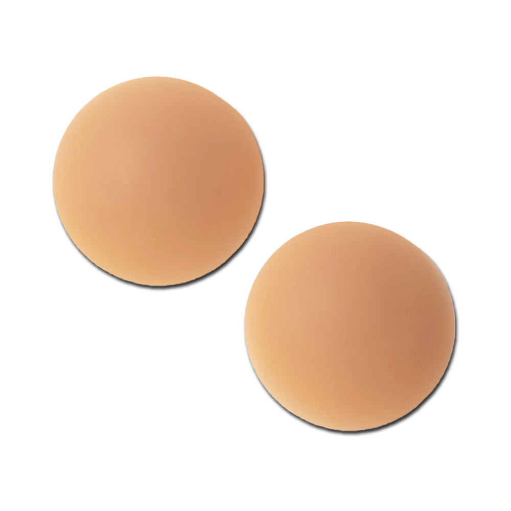 PASTEASE - HALOS REUSABLE STICKY ADHESIVE SILICONE NIPPLE COVER MEDIUM LARGE D+ CUP