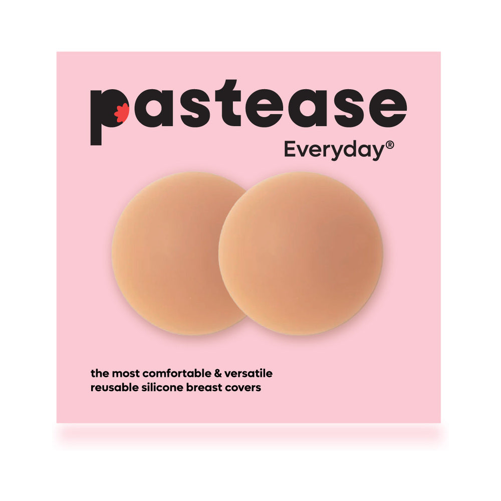 PASTEASE - HALOS REUSABLE STICKY ADHESIVE SILICONE NIPPLE COVER MEDIUM LARGE D+ CUP