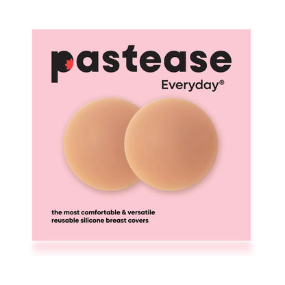 PASTEASE - HALOS REUSABLE STICKY ADHESIVE SILICONE NIPPLE COVER MEDIUM LARGE D+ CUP