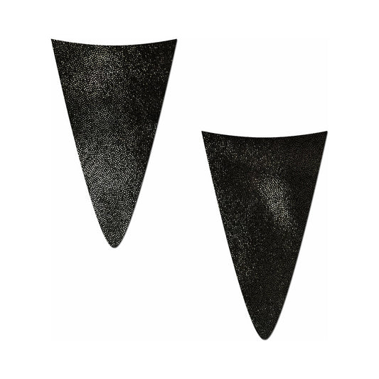 PASTEASE - STRAPLESS BIKINI MERKINS: LIQUID BLACK MINI BIKINI MERKIN