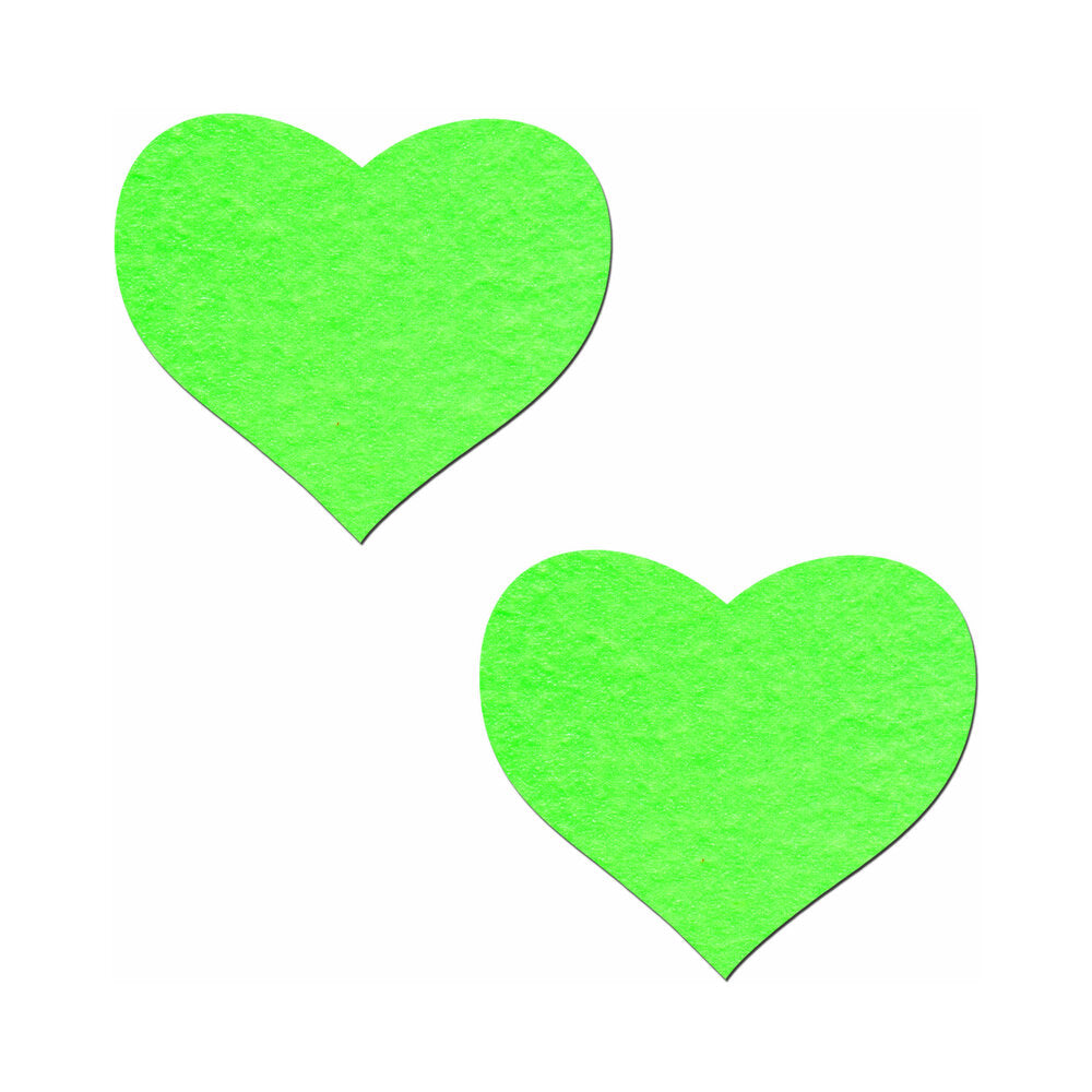 PASTEASE - LOVE: GLOW-IN-THE-DARK HEARTS PASTIES