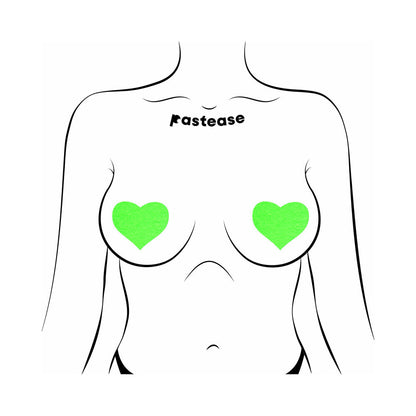 PASTEASE LOVE: GLOW-IN-THE-DARK HEARTS PASTIES