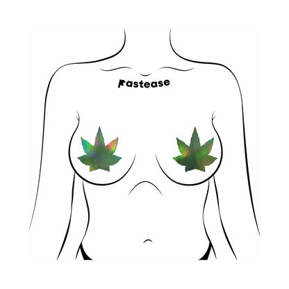 PASTEASE - INDICA POT LEAF: HOLOGRAPHIC WEED PASTIES
