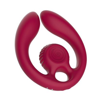 SNAIL VIBE - GIZI DUO COUPLES STIMULATOR REMOTE CONTROL BURGUNDY