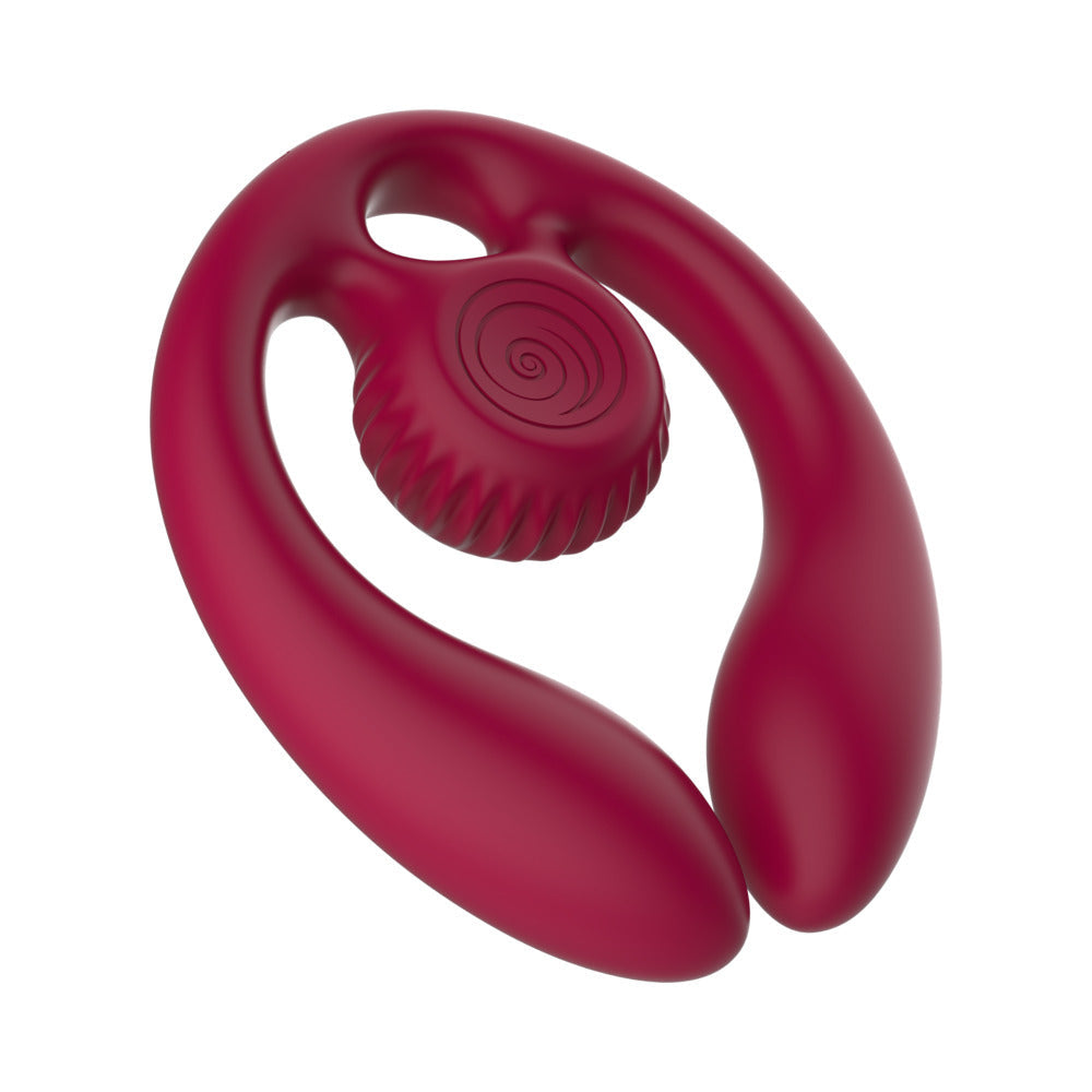 SNAIL VIBE - GIZI DUO COUPLES STIMULATOR REMOTE CONTROL BURGUNDY