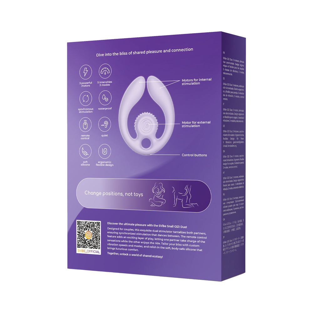 SVIBE - SNAIL GIZI DUO COUPLES STIMULATOR