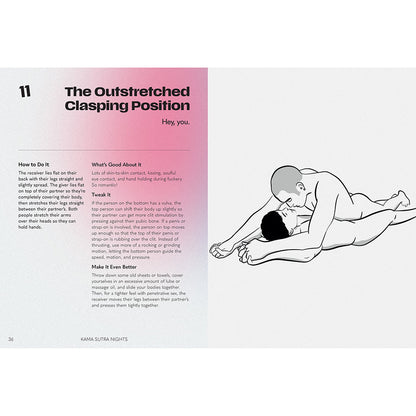 KAMA SUTRA NIGHTS: 64 CLASSIC SEXUAL POSITIONS FOR COUPLES OF ALL KINDS