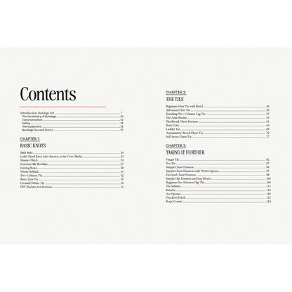 THE BONDAGE PLAYBOOK: 31 MUST-KNOW KNOTS AND TIES FOR BONDAGE BEGINNERS