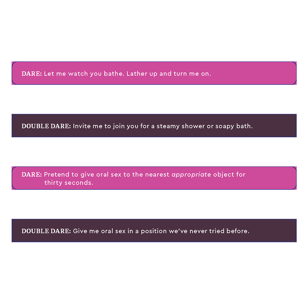 SEXY DARE OR DOUBLE SEXY DARE: PICK-A-STICK