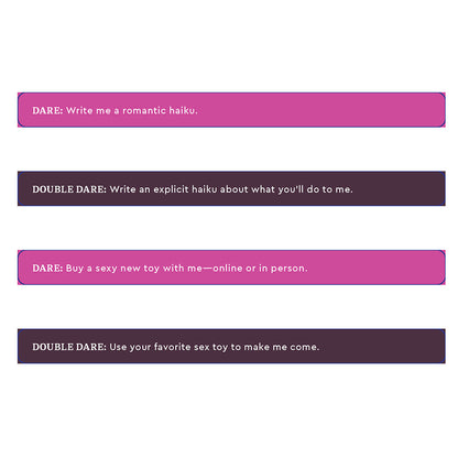 SEXY DARE OR DOUBLE SEXY DARE: PICK-A-STICK