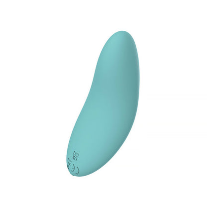 SPECTRUM - ESSENTIALS RECHARGEABLE SILICONE COMPACT EXTERNAL VIBRATOR BLUE