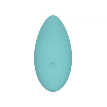 SPECTRUM - ESSENTIALS RECHARGEABLE SILICONE COMPACT EXTERNAL VIBRATOR BLUE