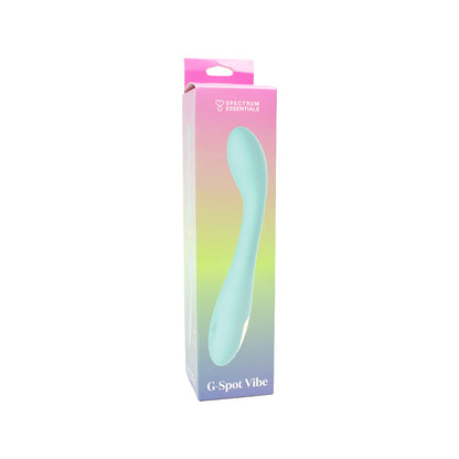 SPECTRUM - ESSENTIALS RECHARGEABLE SILICONE G-SPOT VIBRATOR BLUE