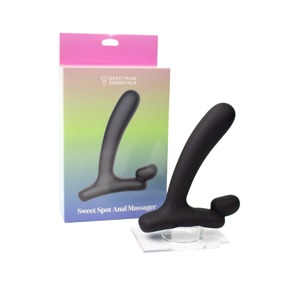 SPECTRUM - ESSENTIALS SWEET SPOT DUAL MOTOR RECHARGEABLE SILICONE SLIM ANAL VIBE
