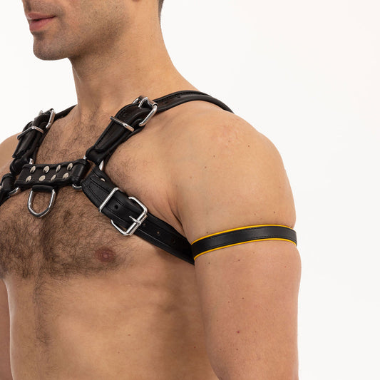 PROWLER RED BICEP BAND BLACK/YELLOW