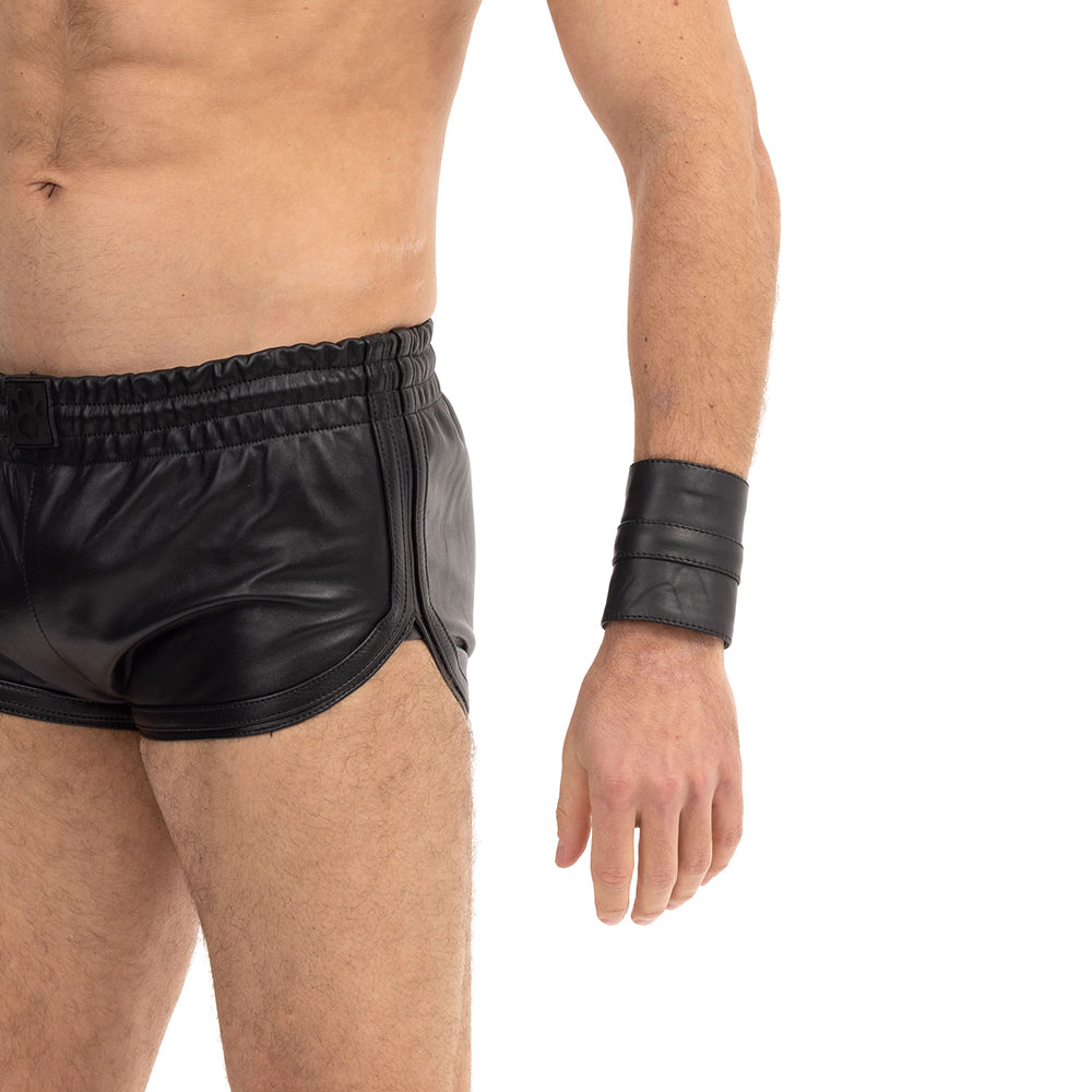 PROWLER RED LEATHER WRIST WALLET BLACK S