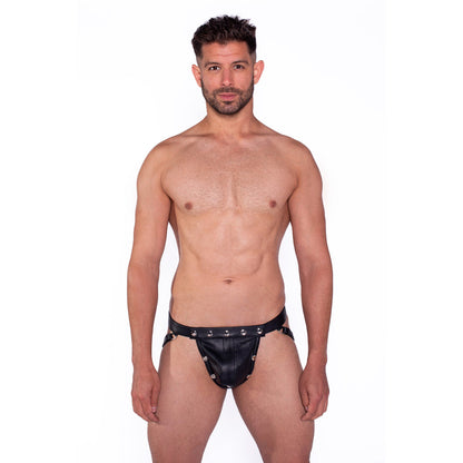 PROWLER RED - LEATHER HARNESS JOCK STRAP