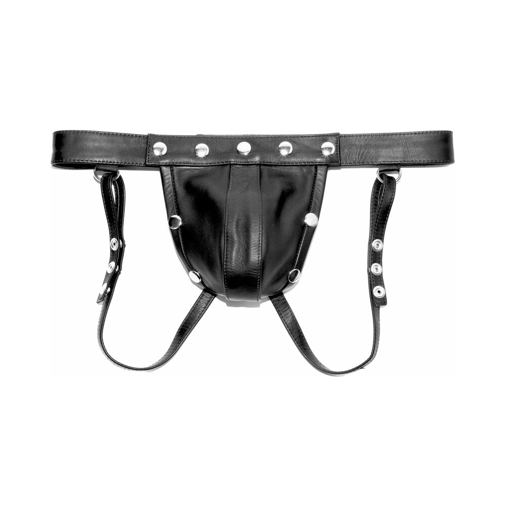 PROWLER RED - LEATHER HARNESS JOCK STRAP