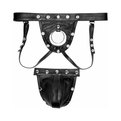 PROWLER RED - LEATHER HARNESS JOCK STRAP