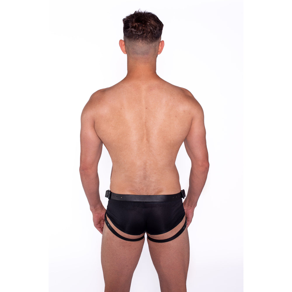 PROWLER RED - LEATHER DONG HARNESS