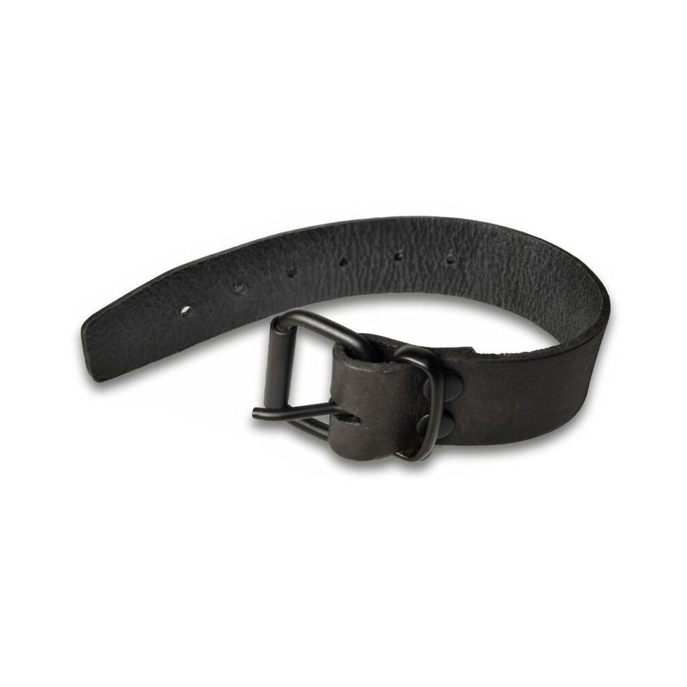 PROWLER RED LEATHER BUCKLE BICEP BAND M