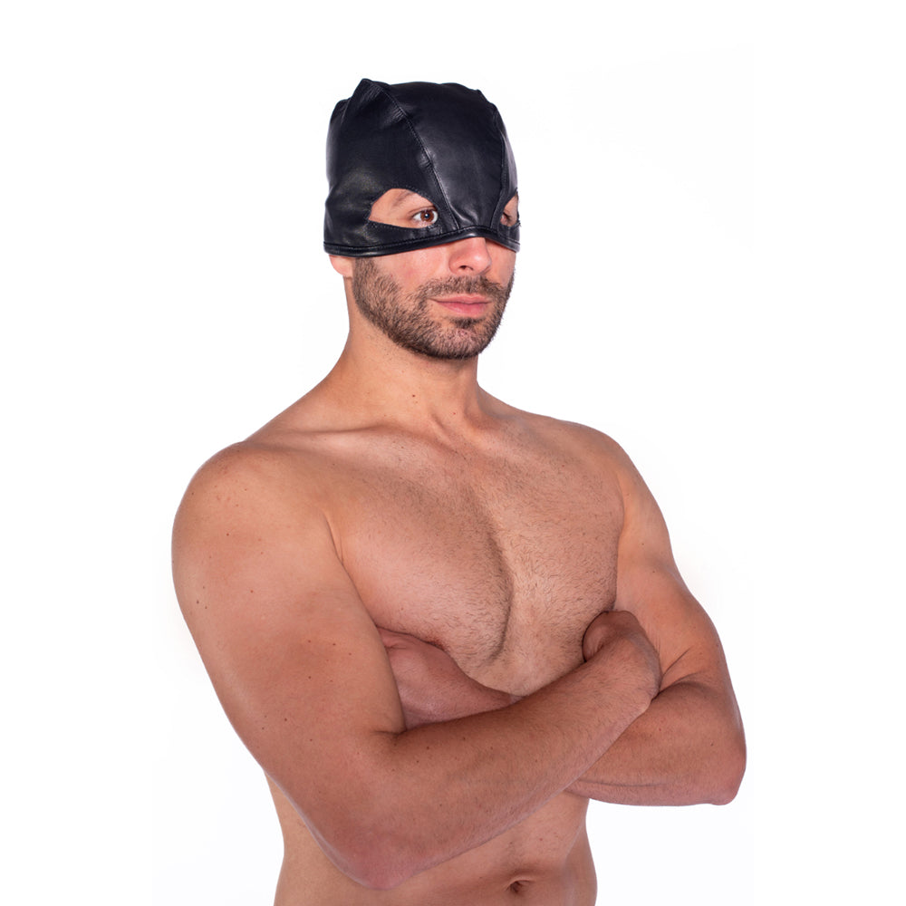 PROWLER RED LEATHER EXECUTIONERS HOOD