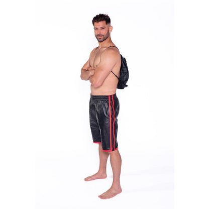 PROWLER RED LEATHER SHOULDER BAG