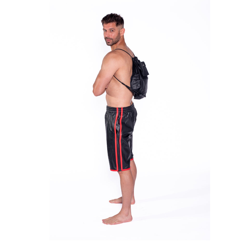 PROWLER RED LEATHER SHOULDER BAG