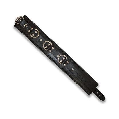 PROWLER RED - LEATHER LOCKABLE COLLAR