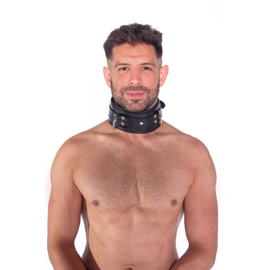 PROWLER RED - COLLAR DE CUERO CON CIERRE