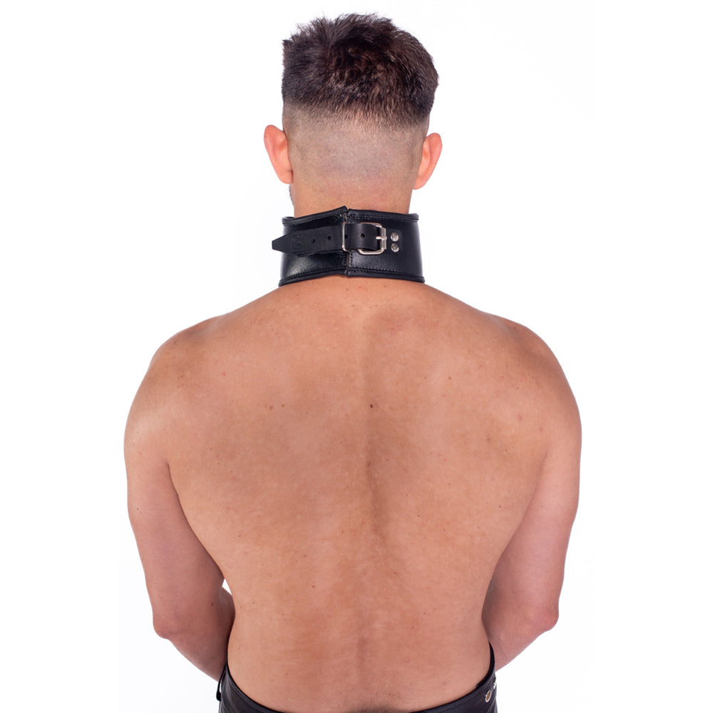PROWLER RED LEATHER POSTURE COLLAR L/XL