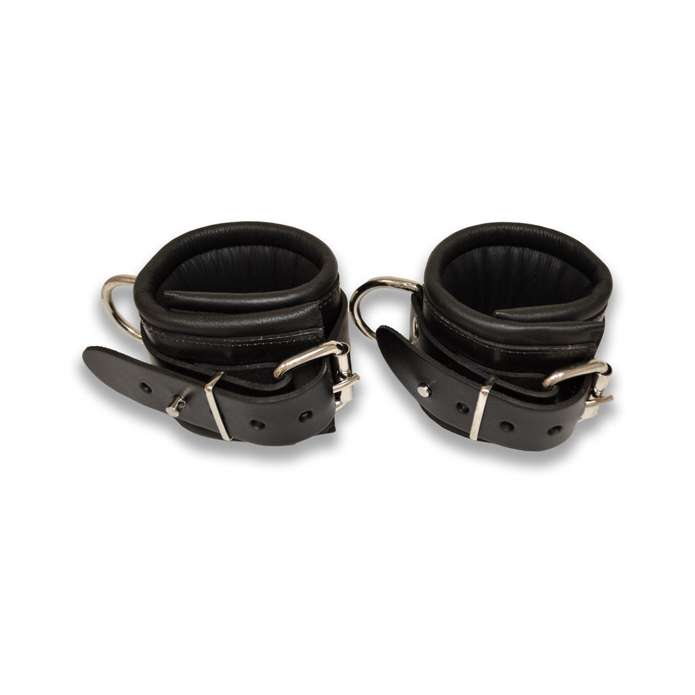 PROWLER RED - LEATHER LOCKABLE WRIST RESTRAINTS