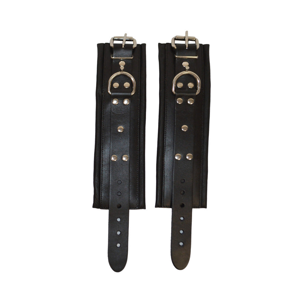 PROWLER RED - LEATHER LOCKABLE WRIST RESTRAINTS