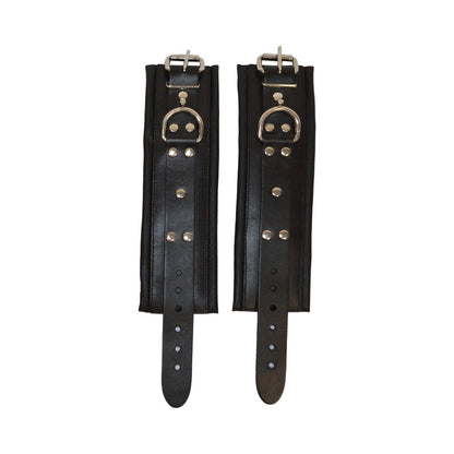 PROWLER RED LEATHER LOCKABLE WRIST RESTRAINTS L/XL