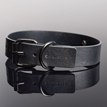 COQUETTE PLEASURE COLLAR & LEASH GREY