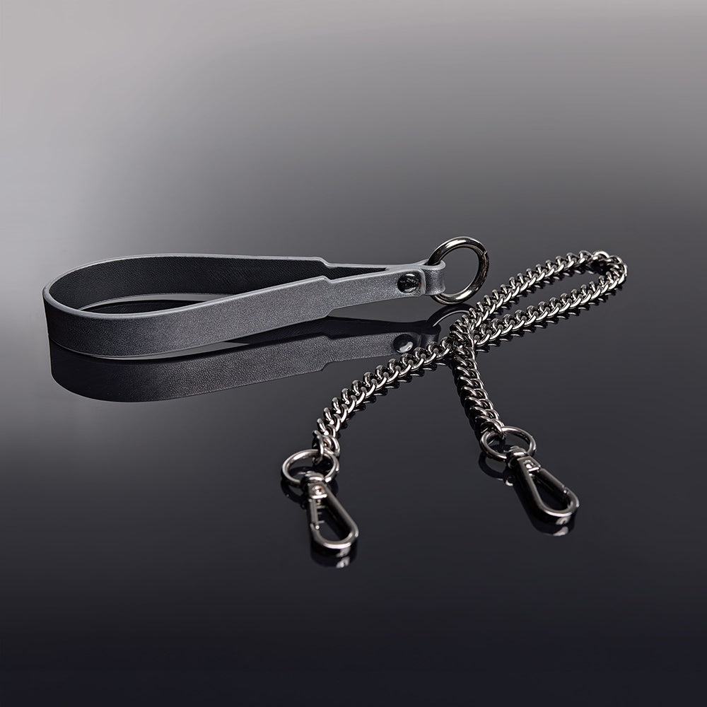 COQUETTE - PLEASURE COLLAR & LEASH GREY