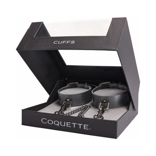 COQUETTE PLEASURE CUFFS GREY