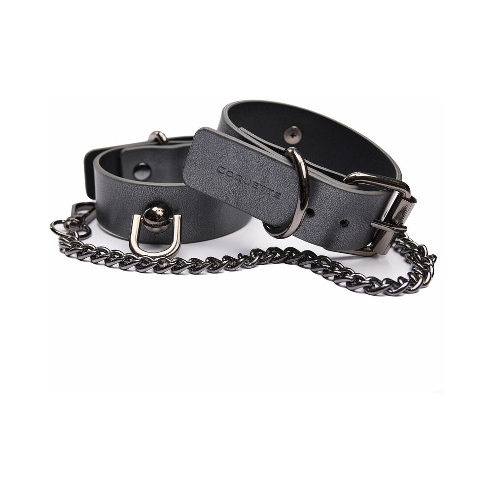 COQUETTE - PLEASURE CUFFS GREY