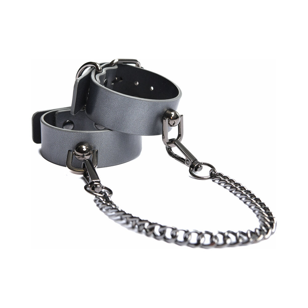COQUETTE PLEASURE CUFFS GREY