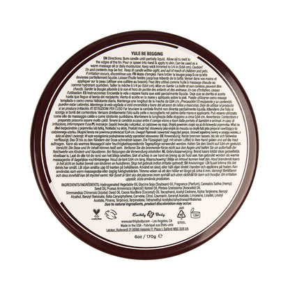 EARTHLY BODY - HEMP SEED 3-IN-1 MASSAGE CANDLE YULE BE BEGGING 6 OZ.