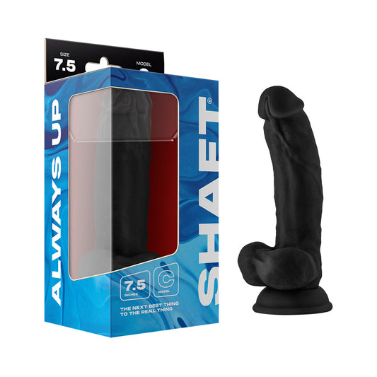 SHAFT - MODEL C 7.5 IN. DONG WITH BALLS BLACK