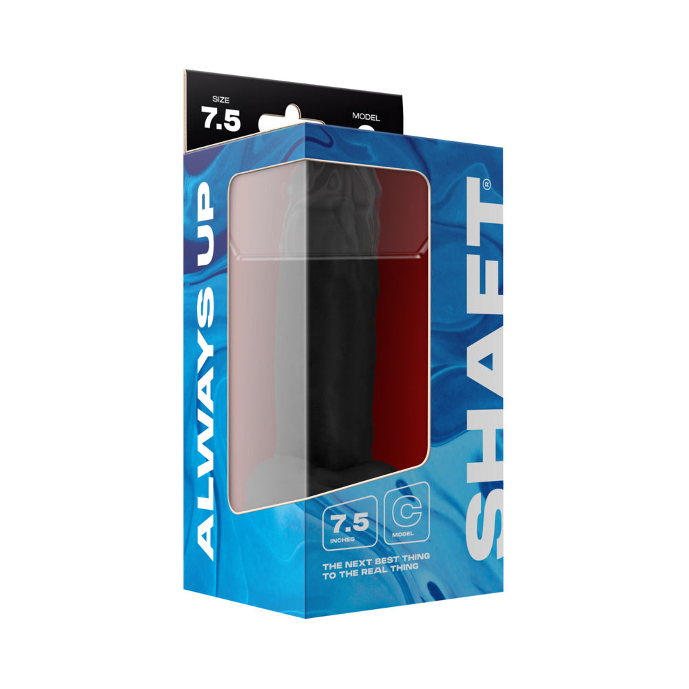 SHAFT MODEL C 7.5 IN. DONG WITH BALLS BLACK