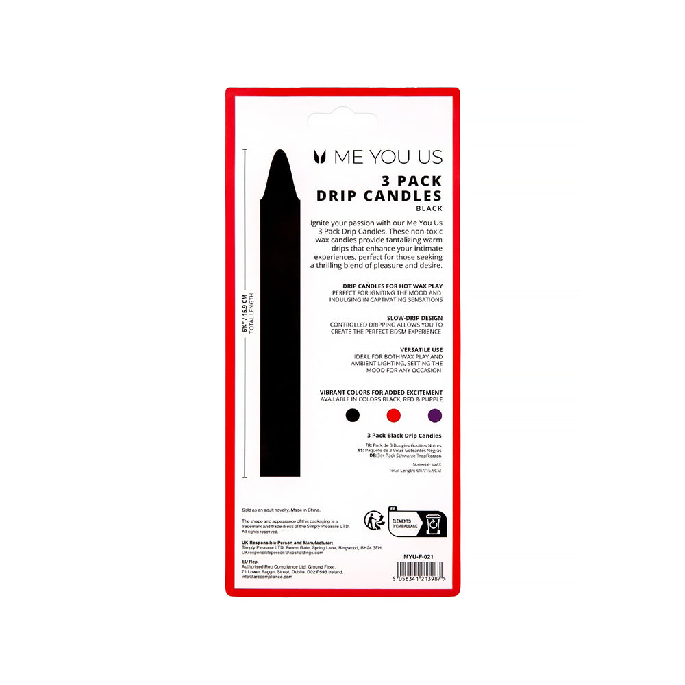 ME YOU US - DRIP CANDLES 3 PACK