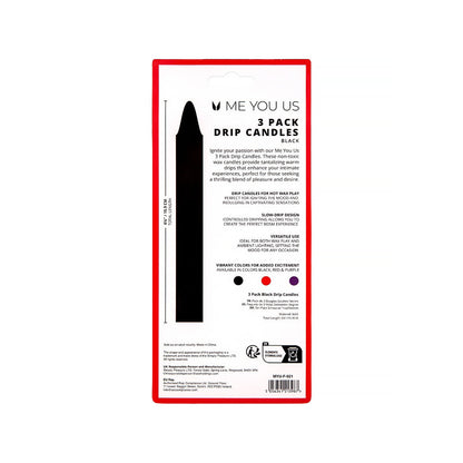ME YOU US - DRIP CANDLES 3 PACK